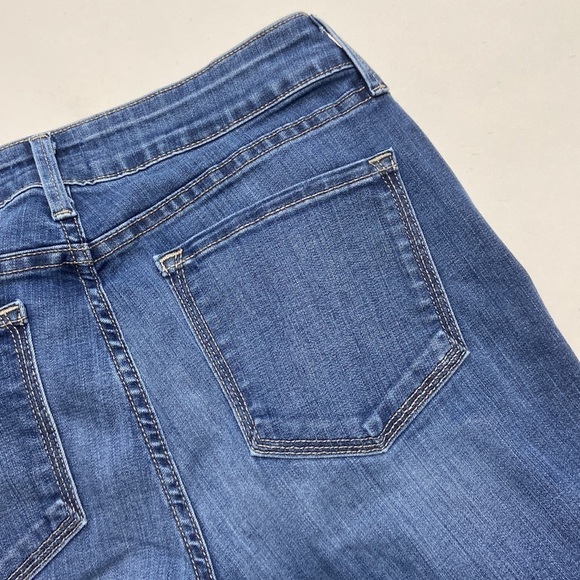 NYDJ Marilyn Straight High Rise Straight Leg Dark Wash Lift Tuck Denim Jeans - Picture 11 of 16